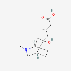 molecular formula C13H23NO3 B1216514 Dioscoretine CAS No. 128637-87-6