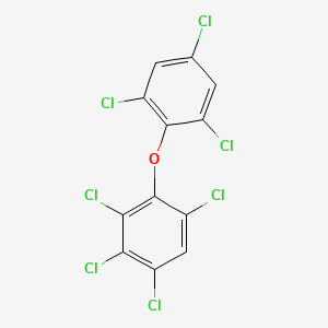 molecular formula C12H3Cl7O B1216525 2,2',3,4,4',6,6'-Heptachlorodiphenyl ether CAS No. 106220-84-2