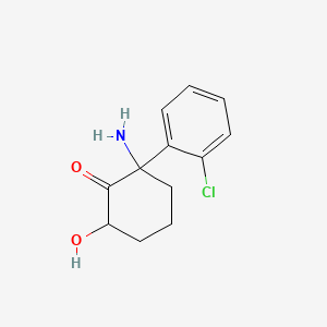 Cyclohexanone, 2-amino-2-(2-chlorophenyl)-6-hydroxy-