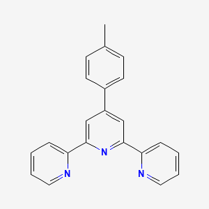 molecular formula C22H17N3 B1216549 4'-(对甲苯基)-2,2':6',2''-三吡啶 CAS No. 89972-77-0