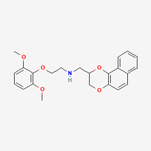 molecular formula C23H25NO5 B1216550 2-Dpeamdn CAS No. 91677-55-3
