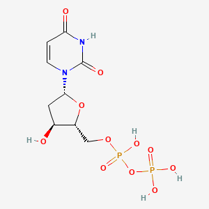 molecular formula C9H14N2O11P2 B1216551 Deoxyuridine-5'-diphosphate CAS No. 4208-67-7