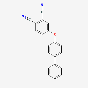 molecular formula C20H12N2O B1216558 4-(4-Phenylphenoxy)benzene-1,2-dicarbonitrile 