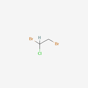 molecular formula C2H3Br2Cl B1216575 1,2-Dibromo-1-chloroethane CAS No. 598-20-9