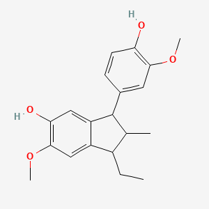 molecular formula C20H24O4 B1216579 Diisoeugenol CAS No. 522-09-8