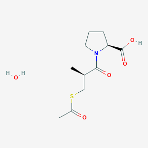 molecular formula C11H17NO4S B121658 Captopril EP Impurity J CAS No. 64838-55-7
