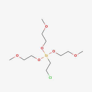 molecular formula C11H25ClO6Si B1216580 Etacelasil CAS No. 37894-46-5