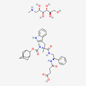 molecular formula C42H59N5O11 B1216590 Unii-12A1R692BX CAS No. 130404-91-0