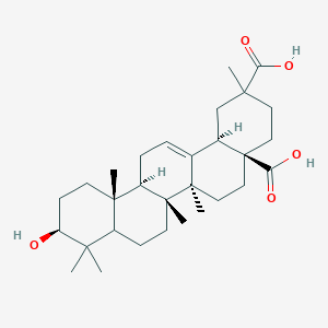 molecular formula C30H46O5 B1216601 3-Hydroxyolean-12-ene-28,29-dioic acid 