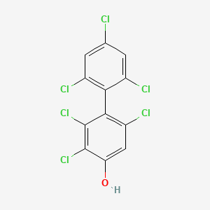 molecular formula C12H4Cl6O B1216623 2,2'3,4',6,6'-Hexachloro-4-biphenylol CAS No. 153505-86-3