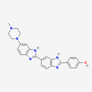 molecular formula C25H24N6O B1216625 Hoechst 33258 CAS No. 23491-44-3