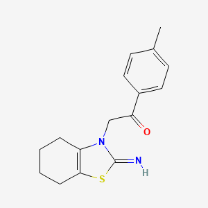 molecular formula C16H18N2OS B1216626 Pifithrin 