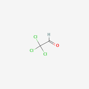 molecular formula C2HCl3O B1216628 Chloral CAS No. 75-87-6