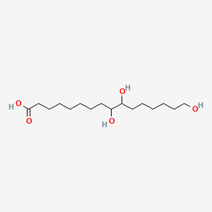 molecular formula C16H32O5 B1216641 Aleuritic acid CAS No. 6949-98-0
