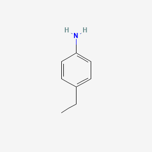 molecular formula C8H11N B1216643 4-Ethylaniline CAS No. 589-16-2