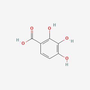 molecular formula C7H6O5 B1216644 2,3,4-Trihydroxybenzoic Acid CAS No. 610-02-6
