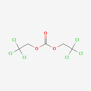 molecular formula C5H4Cl6O3 B1216654 Clorethate CAS No. 5634-37-7