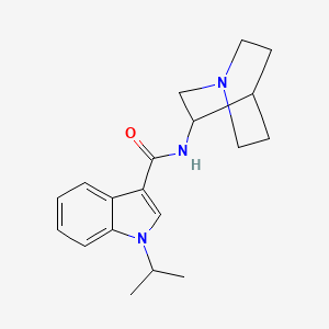 molecular formula C19H25N3O B12166563 N-(1-azabicyclo[2.2.2]oct-3-yl)-1-(propan-2-yl)-1H-indole-3-carboxamide 