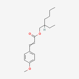 molecular formula C18H26O3 B1216657 Octinoxate CAS No. 5466-77-3