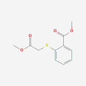 molecular formula C11H12O4S B1216664 Methyl 2-[(2-methoxy-2-oxoethyl)thio]benzoate CAS No. 6287-88-3