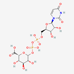 molecular formula C15H22N2O18P2 B1216666 UDP-L-iduronic acid 
