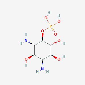molecular formula C6H15N2O7P B1216668 链霉胺 4-磷酸 