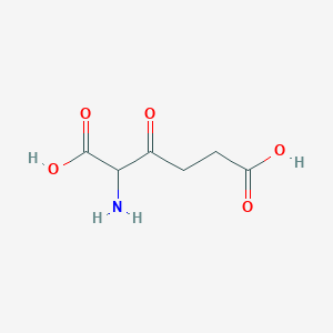molecular formula C6H9NO5 B1216671 2-Amino-3-oxohexanedioic acid 