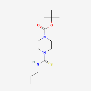 molecular formula C13H23N3O2S B12166748 Tert-butyl 4-(prop-2-en-1-ylcarbamothioyl)piperazine-1-carboxylate 