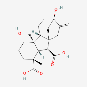 molecular formula C20H28O6 B1216676 Gibberellin A44 diacid CAS No. 88373-65-3