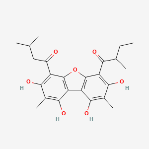 molecular formula C24H28O7 B1216677 psi-Rhodomyrtoxin CAS No. 24563-20-0