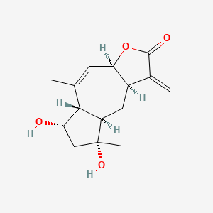 molecular formula C15H20O4 B1216680 Pleniradin 