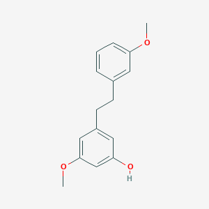 molecular formula C16H18O3 B1216683 3'-O-甲基薯蓣皂苷 III CAS No. 101330-69-2