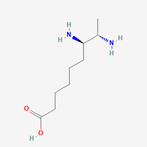 molecular formula C9H20N2O2 B1216689 (7R,8S)-7,8-diaminononanoic acid CAS No. 157120-40-6