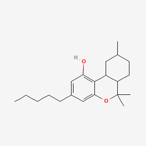 molecular formula C21H32O2 B1216694 Hexahydrocannabinol CAS No. 6692-85-9