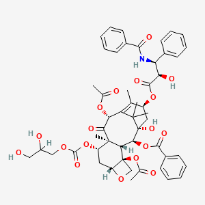 molecular formula C51H57NO18 B1216698 Protaxel CAS No. 186040-50-6