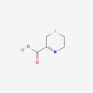 molecular formula C5H7NO2S B1216707 3,4-Dehydrothiomorpholine-3-carboxylic acid CAS No. 68006-11-1