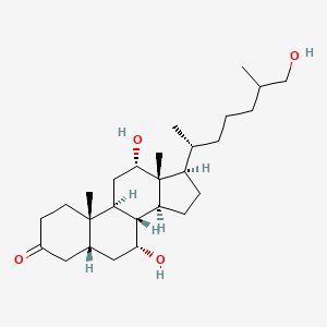 7alpha,12alpha,26-Trihydroxy-5beta-cholestan-3-one