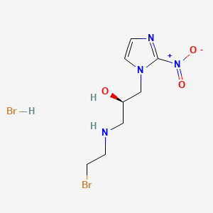 1H-Imidazole-1-ethanol, alpha-(((2-bromoethyl)amino)methyl)-2-nitro-, monohydrobromide, (R)-