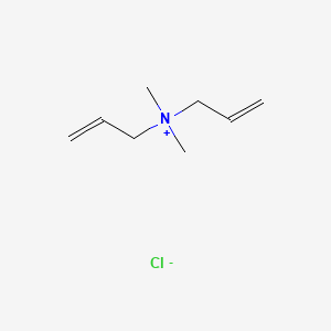 molecular formula C8H16ClN B1216736 Diallyldimethylammonium chloride CAS No. 7398-69-8