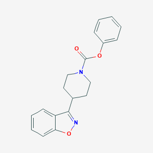 Phenyl 4-(1,2-benzoxazol-3-yl)piperidine-1-carboxylate