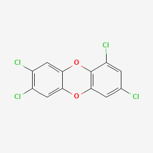 molecular formula C12H4Cl4O2 B1216740 1,3,7,8-四氯二苯并对二噁英 CAS No. 50585-46-1