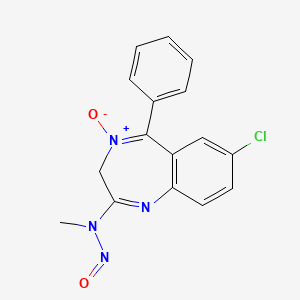 molecular formula C16H13ClN4O2 B1216741 N-Nitrosochlordiazepoxide CAS No. 51715-17-4