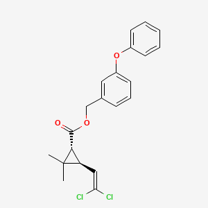 molecular formula C21H20Cl2O3 B1216744 trans-Permethrin CAS No. 51877-74-8
