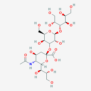 molecular formula C23H41NO19 B1216752 Sialyllactitol CAS No. 65907-88-2