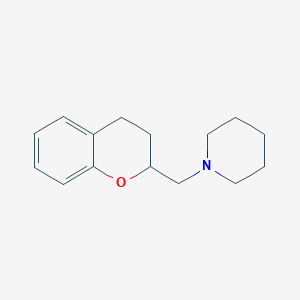 molecular formula C15H21NO B1216757 (N-Piperidinomethyl)-2-chroman CAS No. 99290-94-5