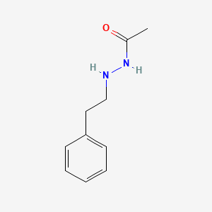 molecular formula C10H14N2O B1216765 N2-Acetylphenelzine CAS No. 69352-50-7