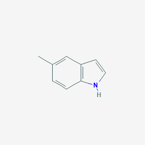 molecular formula C9H9N B121678 5-甲基吲哚 CAS No. 614-96-0