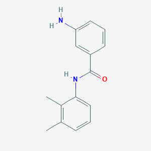 molecular formula C15H16N2O B012168 3-amino-N-(2,3-dimethylphenyl)benzamide CAS No. 102630-86-4
