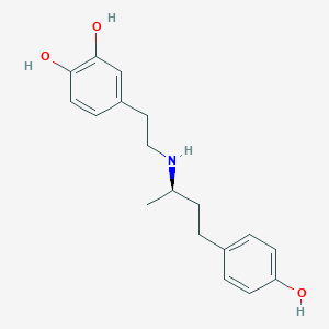 molecular formula C18H23NO3 B1216802 (R)-Dobutamine CAS No. 61661-05-0