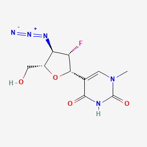 5-[(2S,3S,4R,5S)-4-azido-3-fluoro-5-(hydroxymethyl)tetrahydrofuran-2-yl]-1-methyl-pyrimidine-2,4-dione
